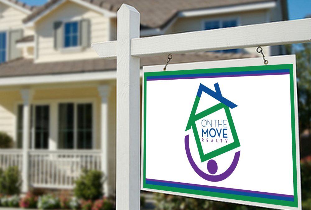 On the Move! Real Estate Logo